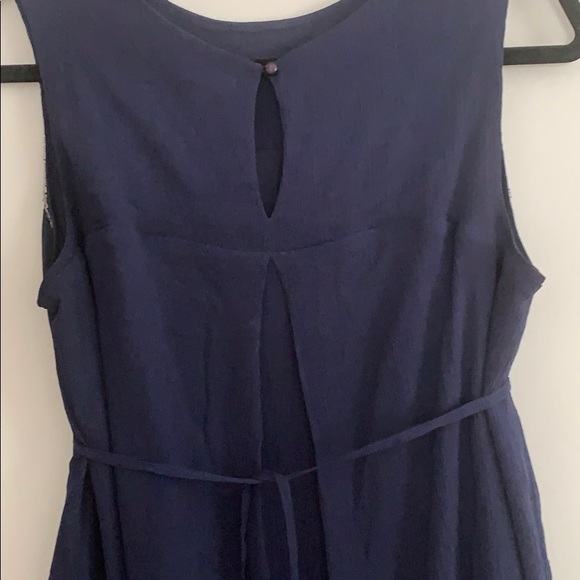 Navy Beaded Dress - Picture 5 of 7